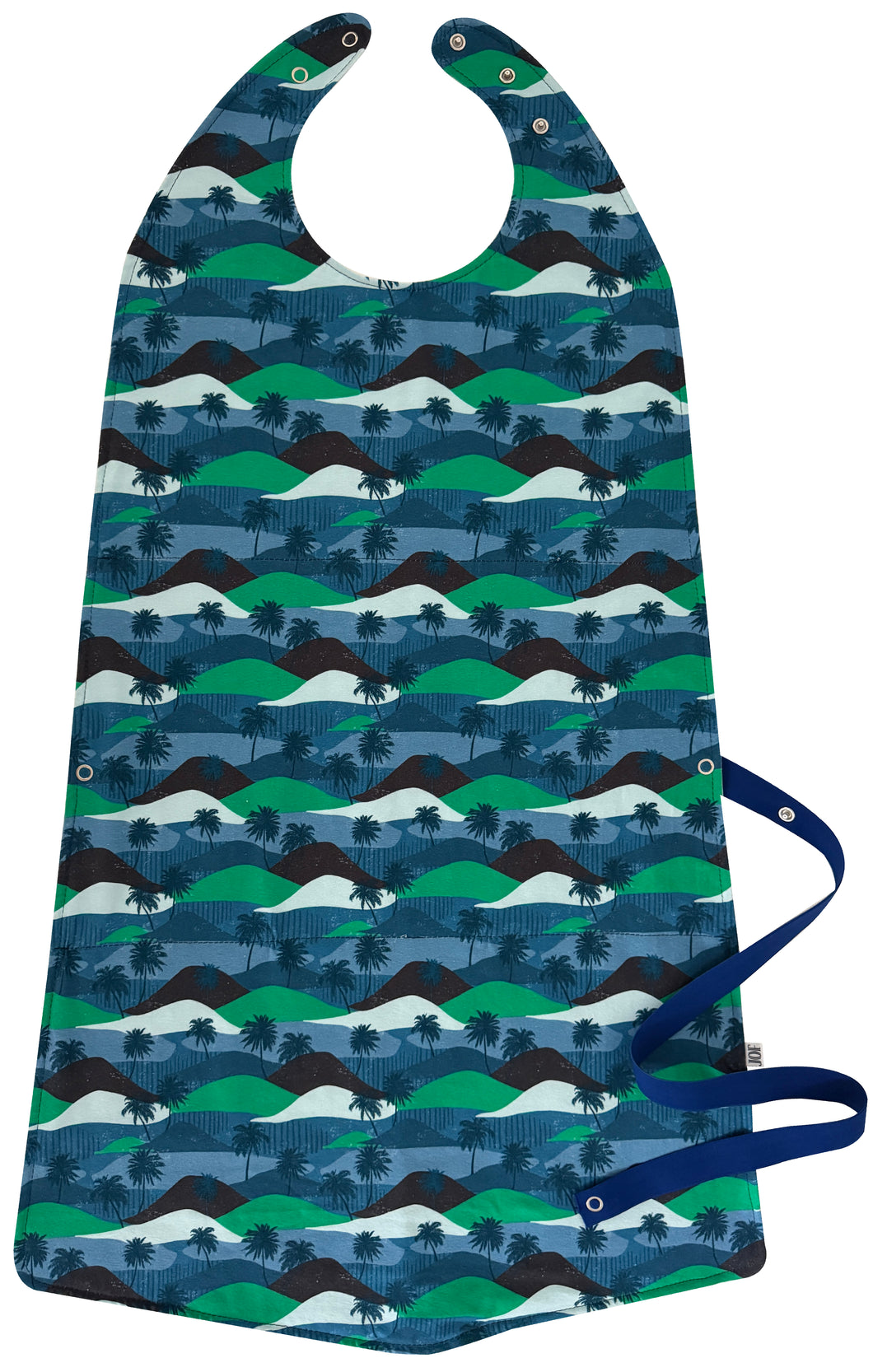 Slab XL Palmen blauw